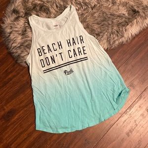 Medium PINK Victoria’s Secret Beach tank top